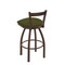 Holland Bar Stool Co 30" Low Back Swivel Bar Stool, Bronze Finish, Graph Parrot Seat 82130BZ015 - alternate 3
